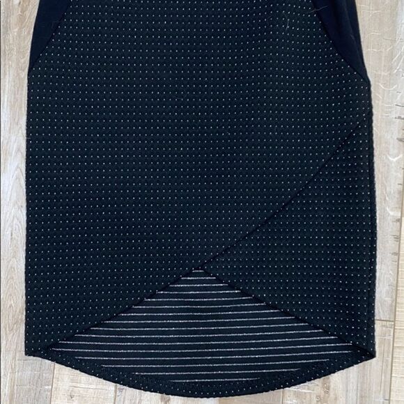 🌟 JULIENNE Black Fitted Pencil Skirt Dotted - Picture 11 of 11